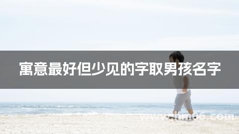 寓意最好但少见的字取男孩名字