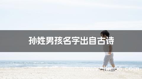 孙姓男孩名字出自古诗