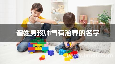 谭姓男孩帅气有涵养的名字