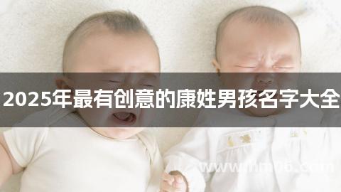 2025年最有创意的康姓男孩名字大全