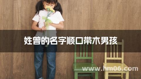 姓曾的名字顺口带木男孩