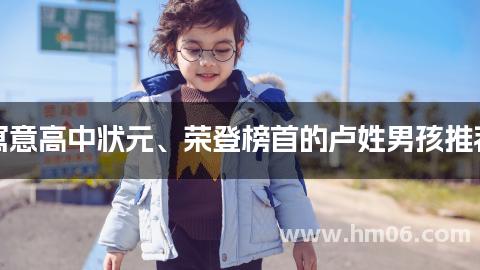 寓意高中状元、荣登榜首的卢姓男孩推荐