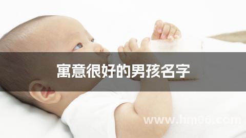 寓意很好的男孩名字