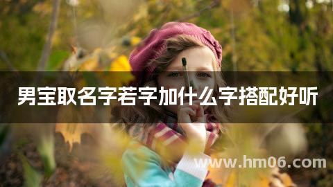 男宝取名字若字加什么字搭配好听