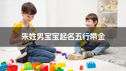 朱姓男宝宝起名五行带金