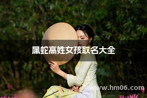 属蛇高姓女孩取名大全