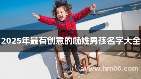 2025年最有创意的杨姓男孩名字大全