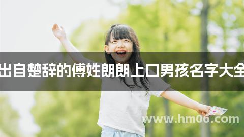 出自楚辞的傅姓朗朗上口男孩名字大全