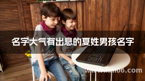 名字大气有出息的夏姓男孩名字