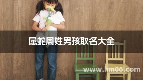 属蛇周姓男孩取名大全