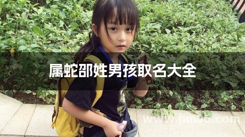 属蛇邵姓男孩取名大全