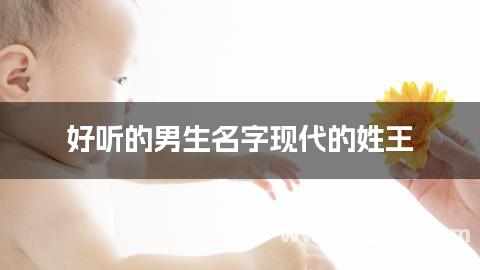 好听的男生名字现代的姓王