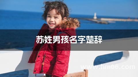 苏姓男孩名字楚辞 最好听有诗意的苏姓名字