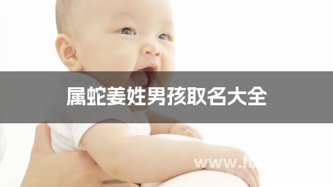 属蛇姜姓男孩取名大全