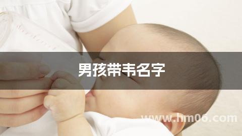男孩带韦名字