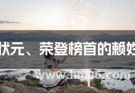 寓意高中状元、荣登榜首的赖姓男孩推荐