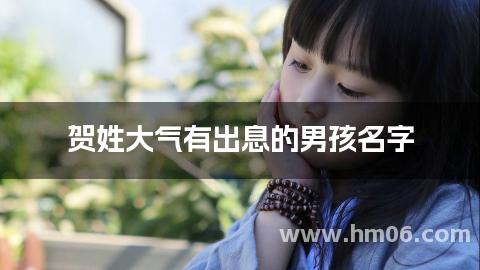 贺姓大气有出息的男孩名字