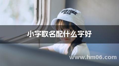 小字取名配什么字好