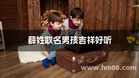 薛姓取名男孩吉祥好听