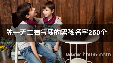 独一无二有气质的男孩名字260个