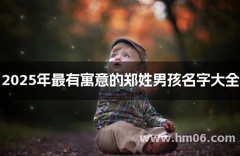 2025年最有寓意的郑姓男孩名字大全