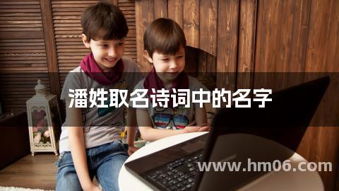 潘姓取名诗词中的名字