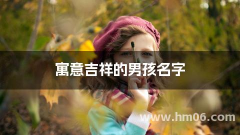 寓意吉祥的男孩名字