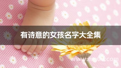 有诗意的女孩名字大全集（诗经中优选）