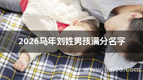 2026马年刘姓男孩满分名字