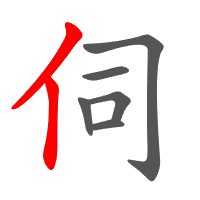 伺